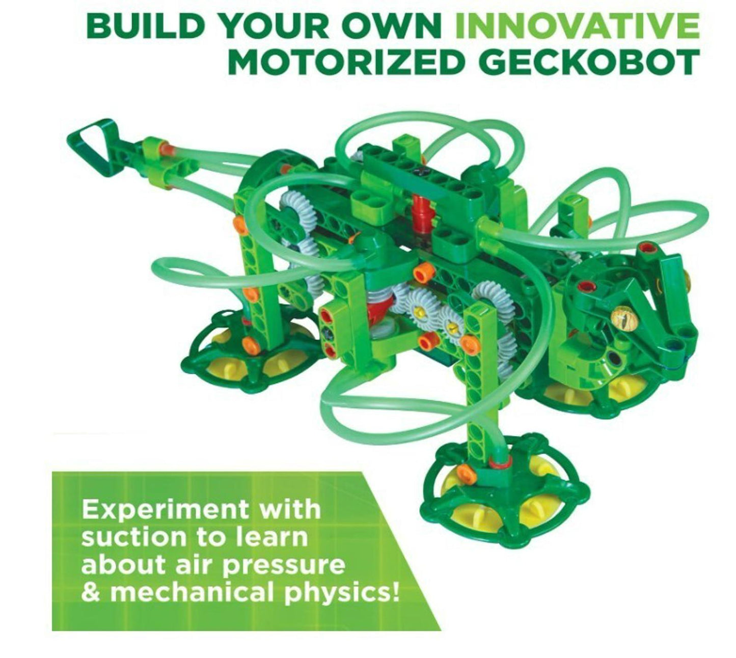Thames & Kosmos Geckobot STEM Experiment Kit Build a Wall-Climbing Gecko Robot