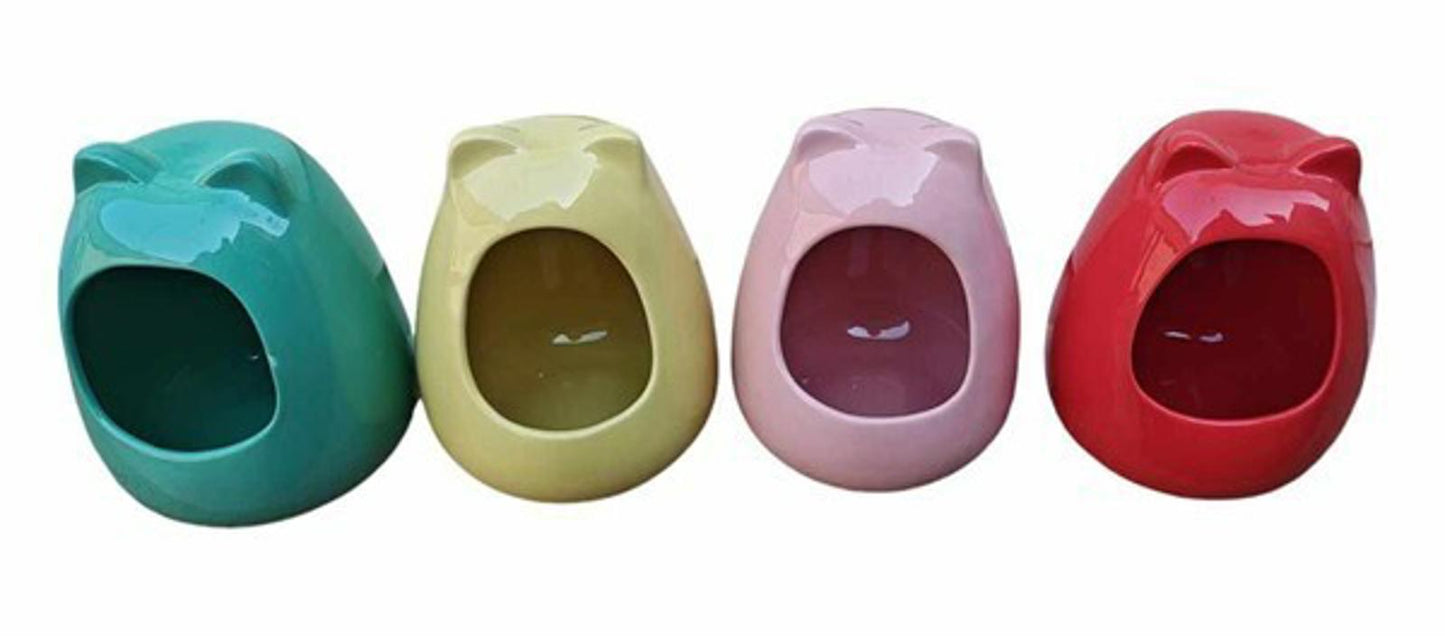 Chinchilla & Small Animal Dust house X-tra Large Heavy Ceramic (Lavender Blue)