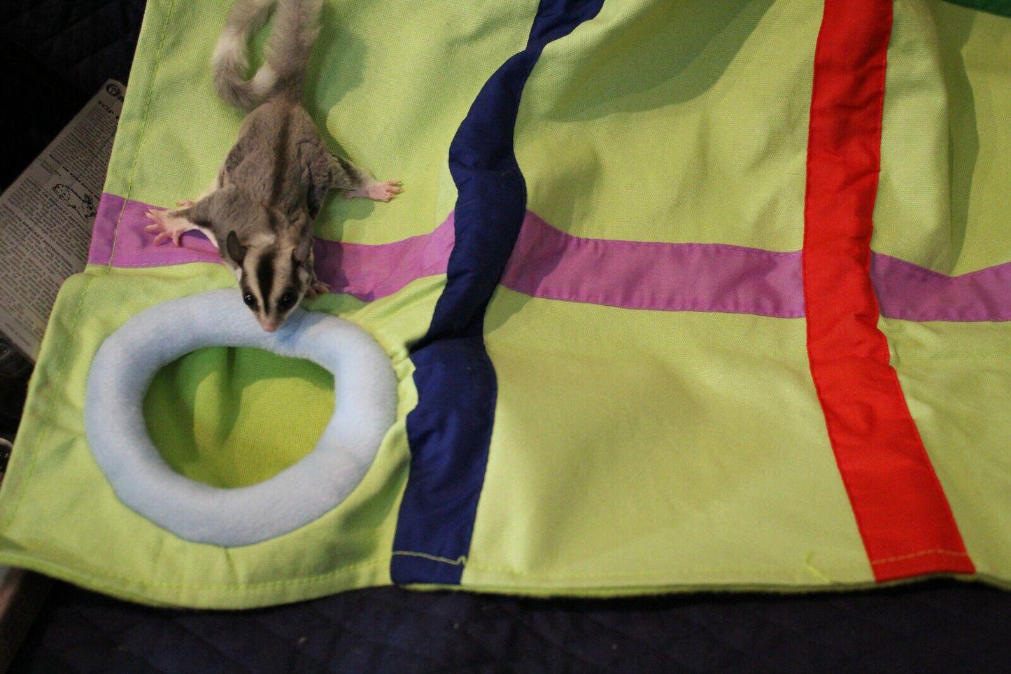 Marshall Ferret Cage Fun N Games Tick Tack Toe Blanket Bed Toy