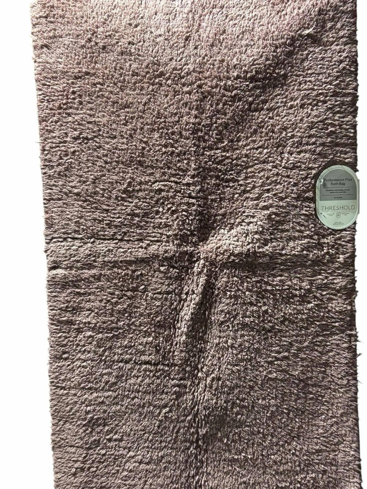 Performance Plus Bath Rug Pink Threshold 20”X34”, 100% Cotton