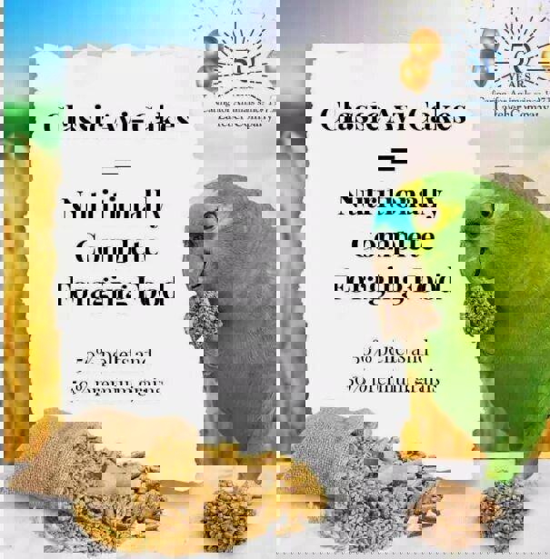 Lafeber Classic Avi-Cakes for Parrot 12-Oz Nutri-berries Bird Food Parrot Food