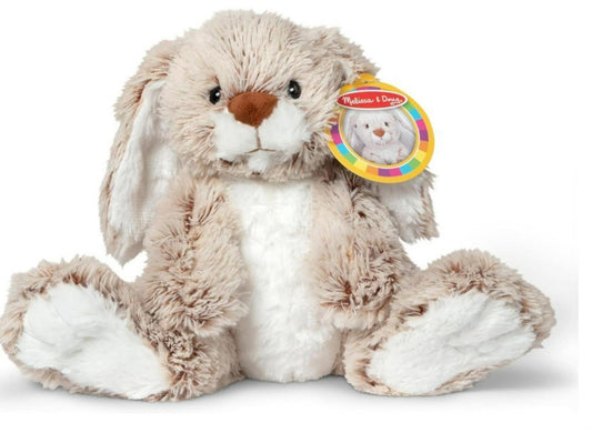 Plush Bunny Rabbit Toy with soft fur and floppy ears, perfect for cuddling.