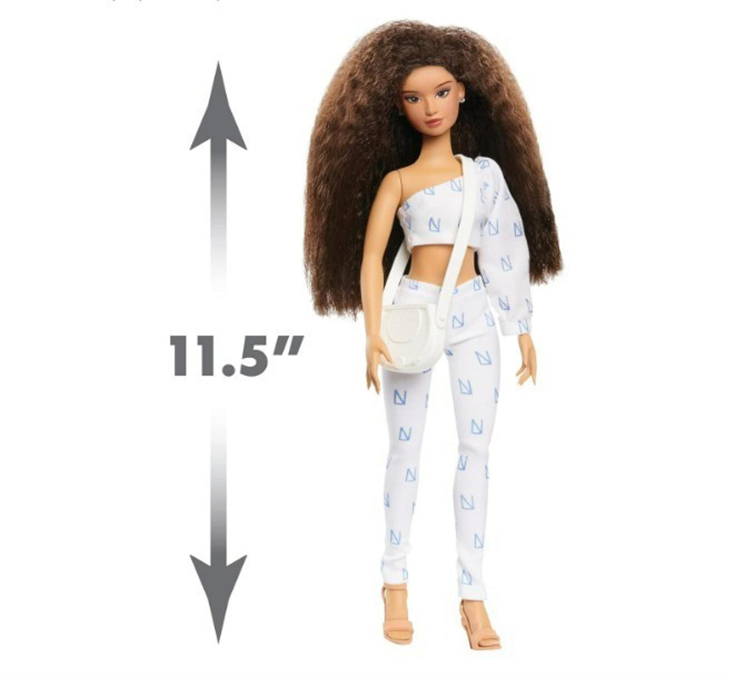 Purpose Toys Naturalistas 11.5-Inch Fashion Doll and Accessories Kelsey, 4B Text