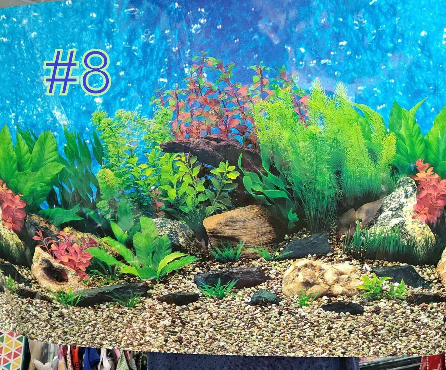 Aquarium/ Reptile Tank Backgrounds Choose your size- Double sided for added fun.