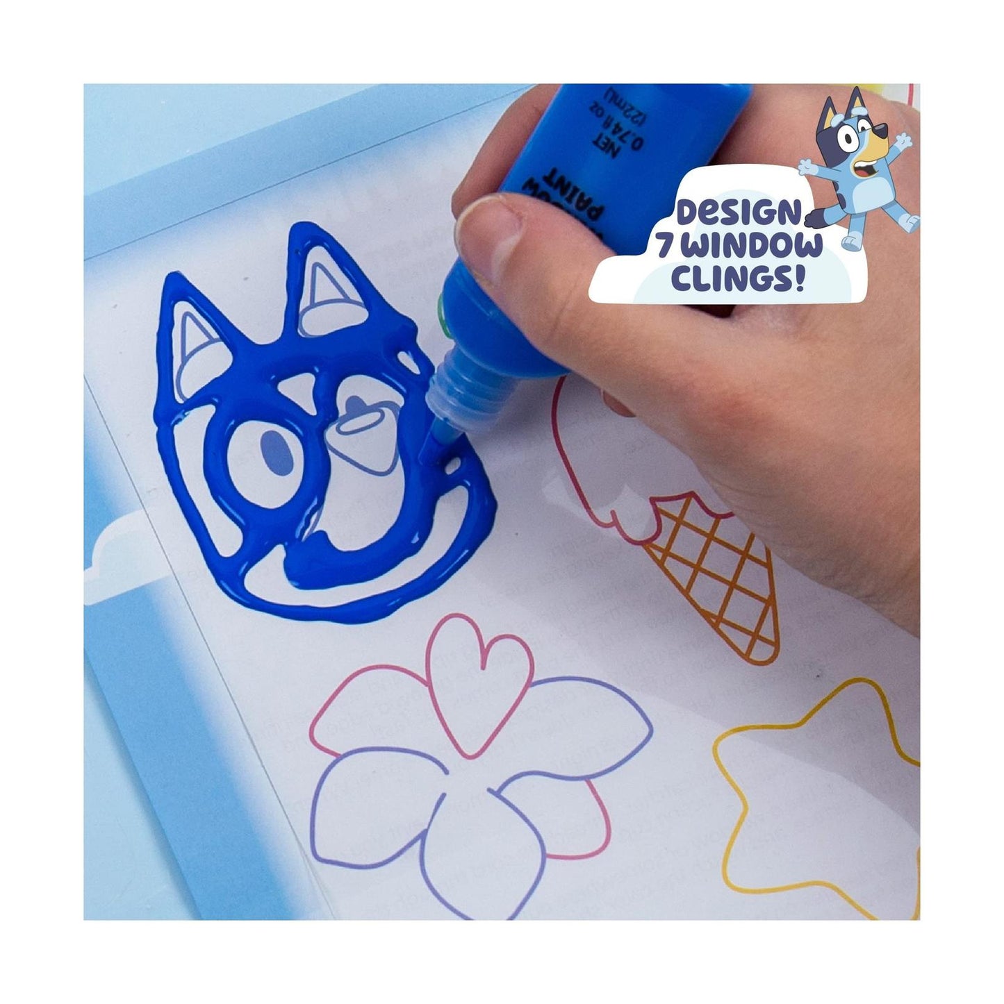 Bluey Window Art Suncatchers for Kids, Window Art Kit, Great Suncatchers Kit ...