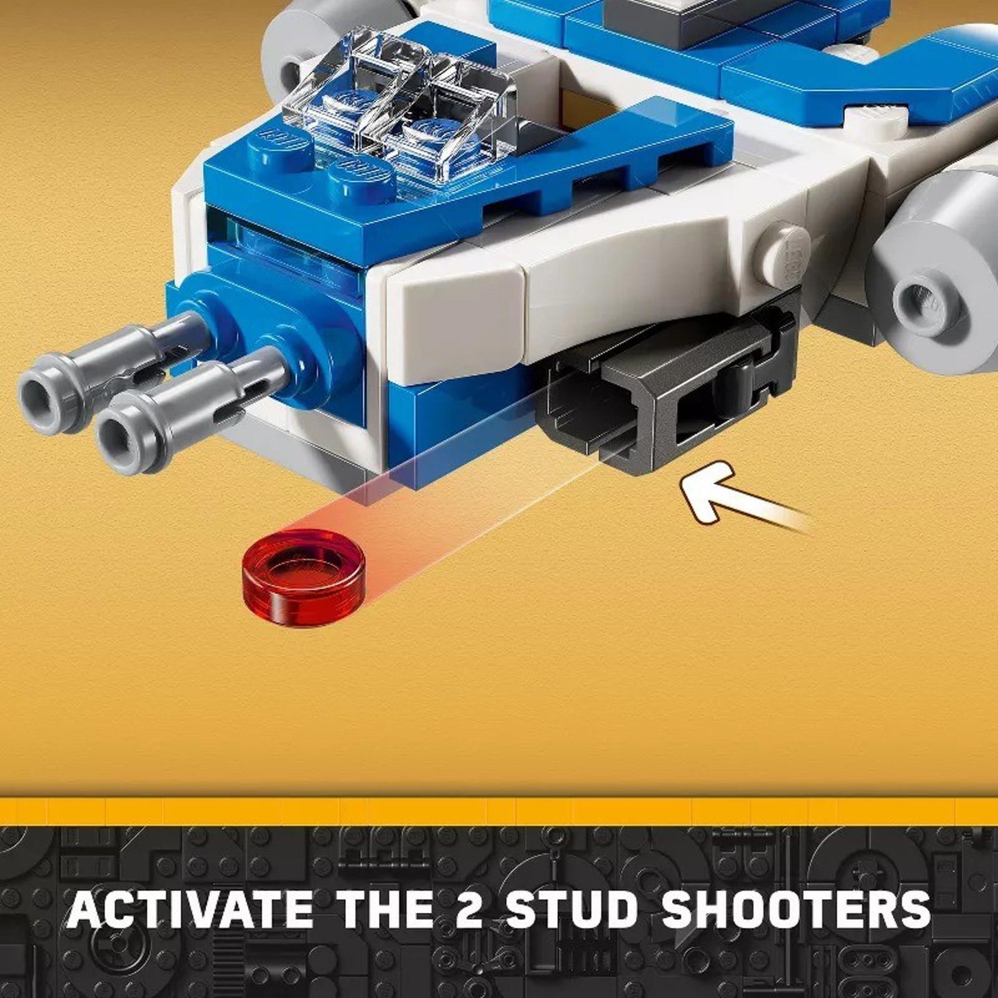 LEGO Star Wars Captain Rex Y-Wing Microfighter Building Toy 75391