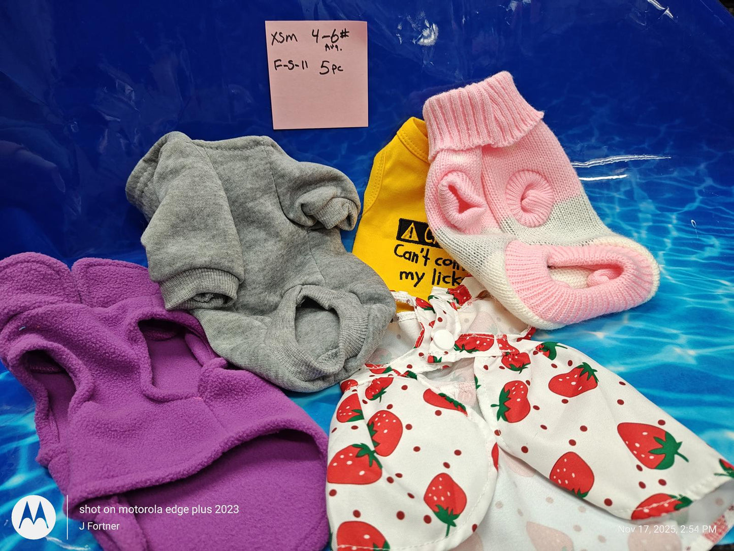 Dog Outfit Bundle ( Xtra Small 4 to 6 Pound Pets ) Brand New Save with a Bundle