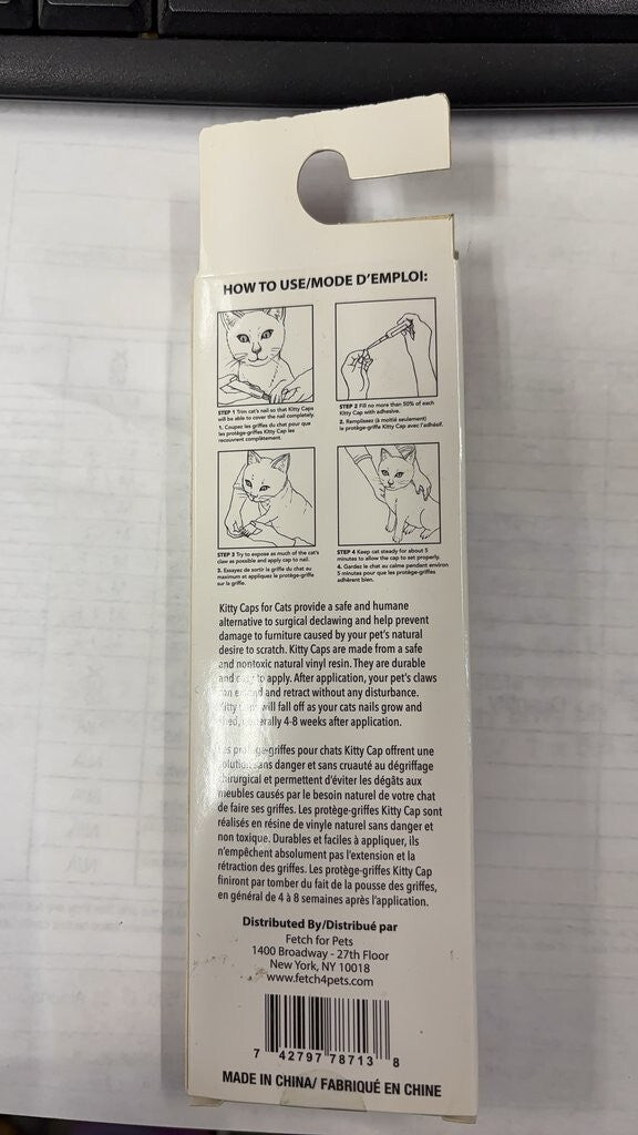 Kitty Caps Nail Caps for Cats XS