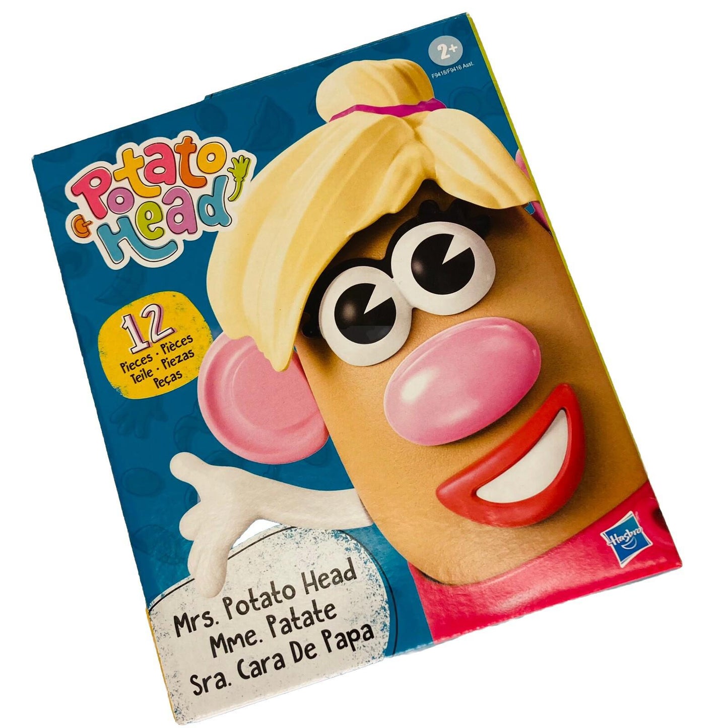 Mrs. Potato Head Potato Head Set 12 Pieces Preschool Toys for Kids Hasbro