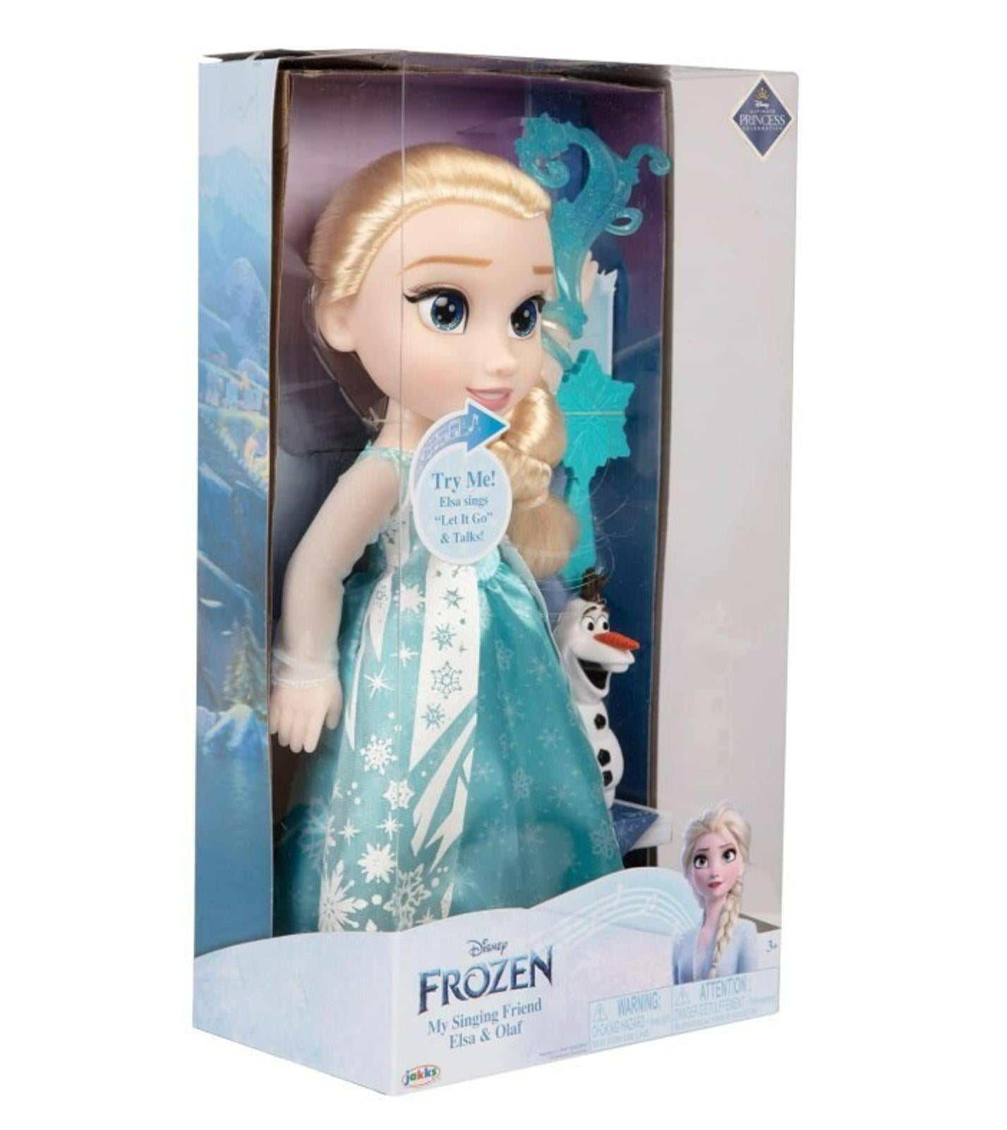 Disney Frozen My Singing Friend Elsa & Olaf DOLL & Accessories Let It Go 'WORKS'