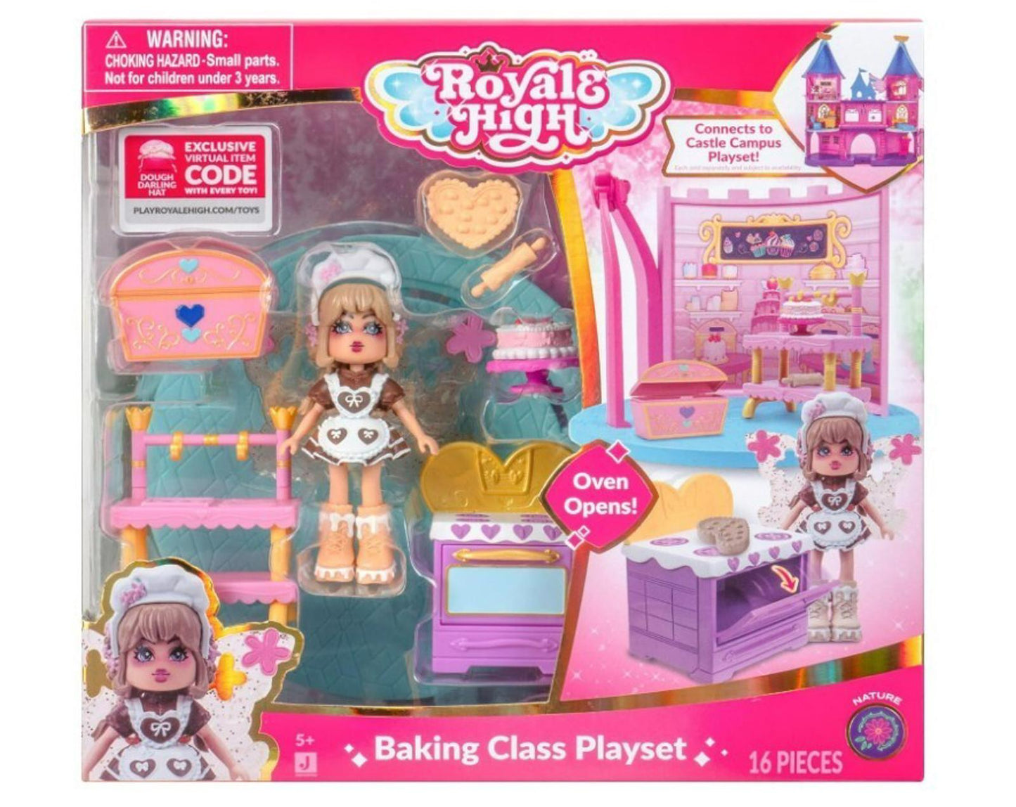 Royale High Baking Class Playset 1 Doll 6 Accessories Virtual Item Code