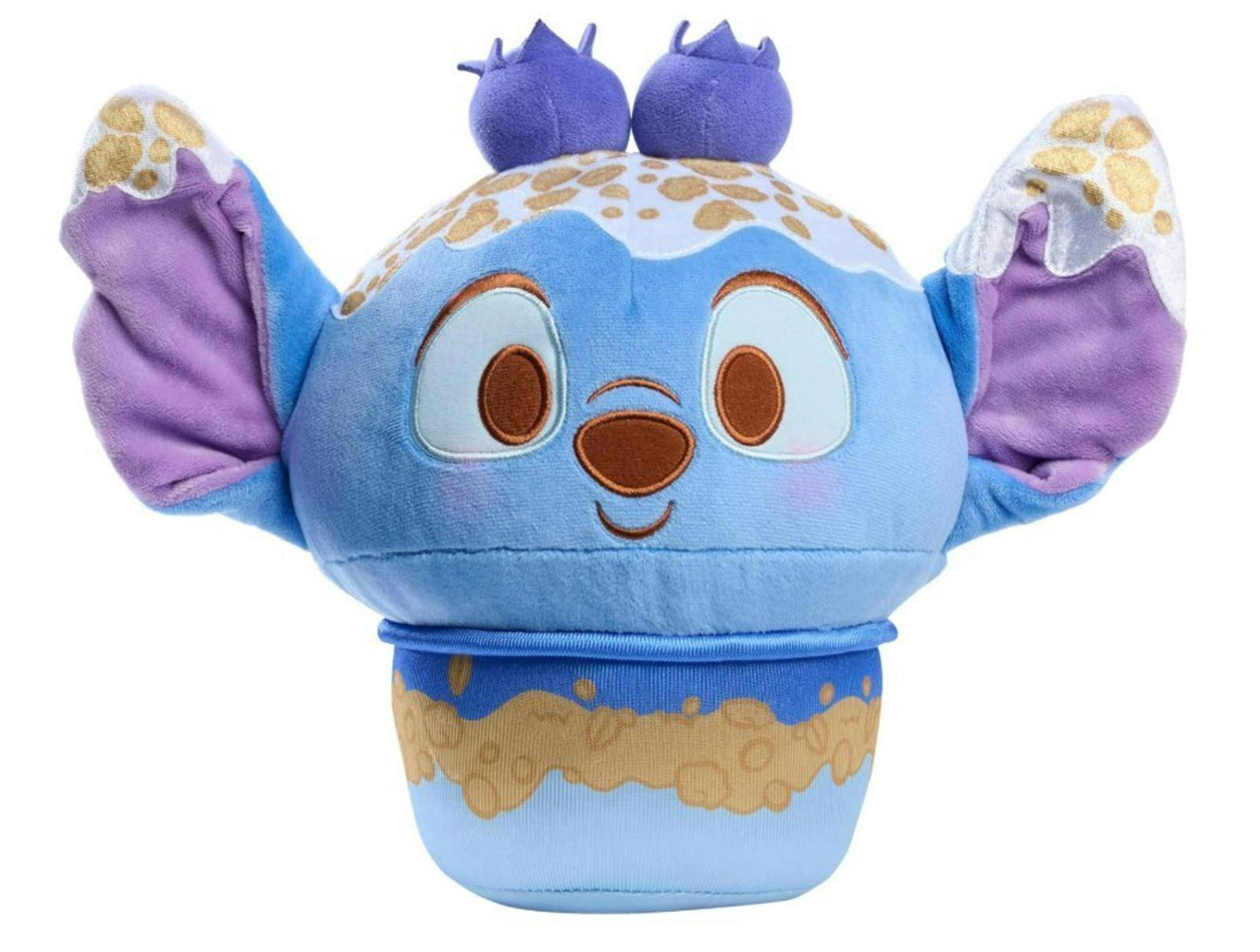 Disney Munchlings Stitch Blueberry Crumble Frozen Yogurt Scented 10" Plush - NWT