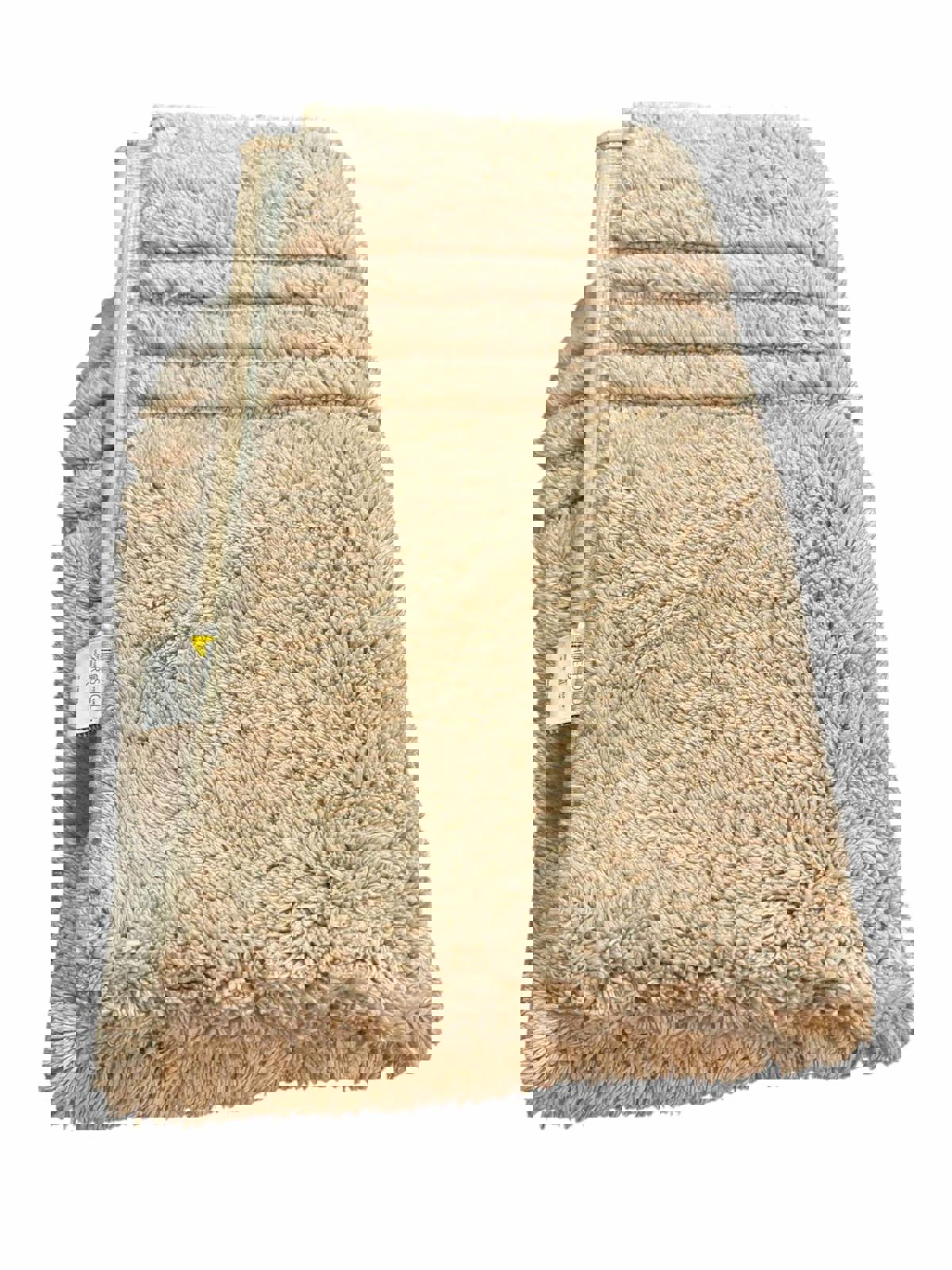 Threshold Spa Plush 21 " by 34" Bath Rug Non-Slip Backing Tan