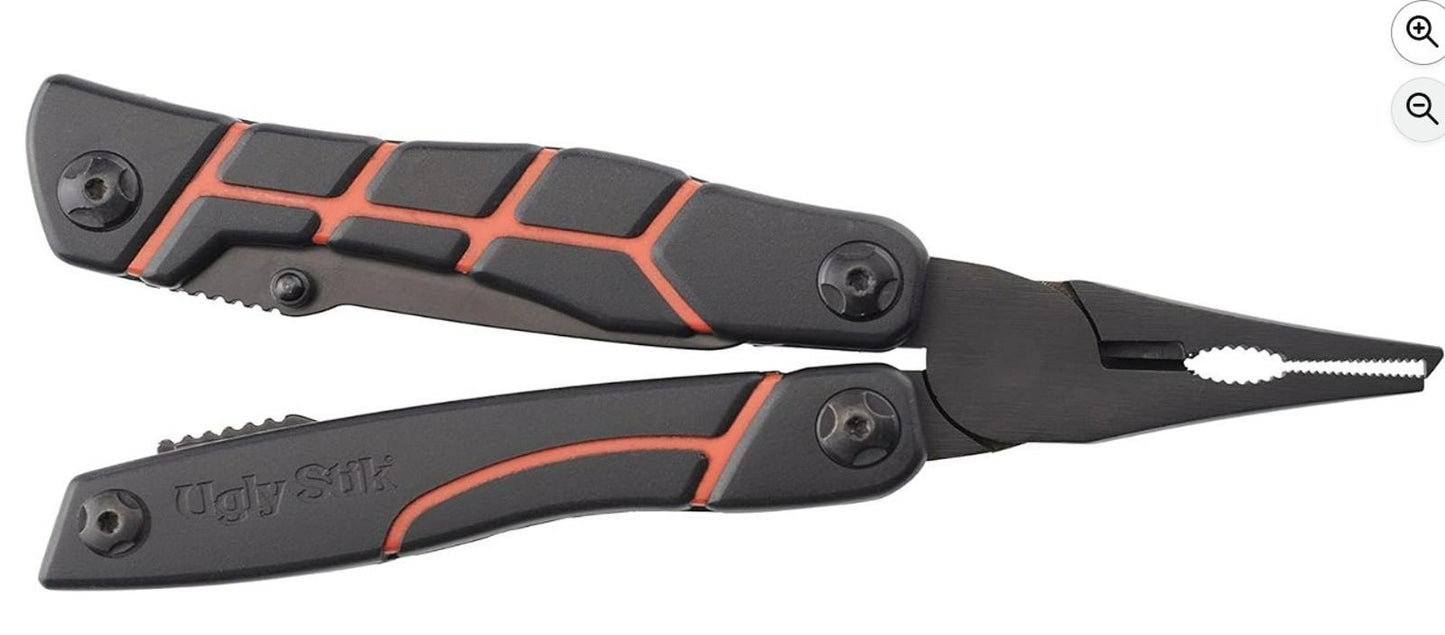 Ugly Stik Ugly Tools Multitool Knife for Fishing, 11-in-1 Fishing Tool for An...