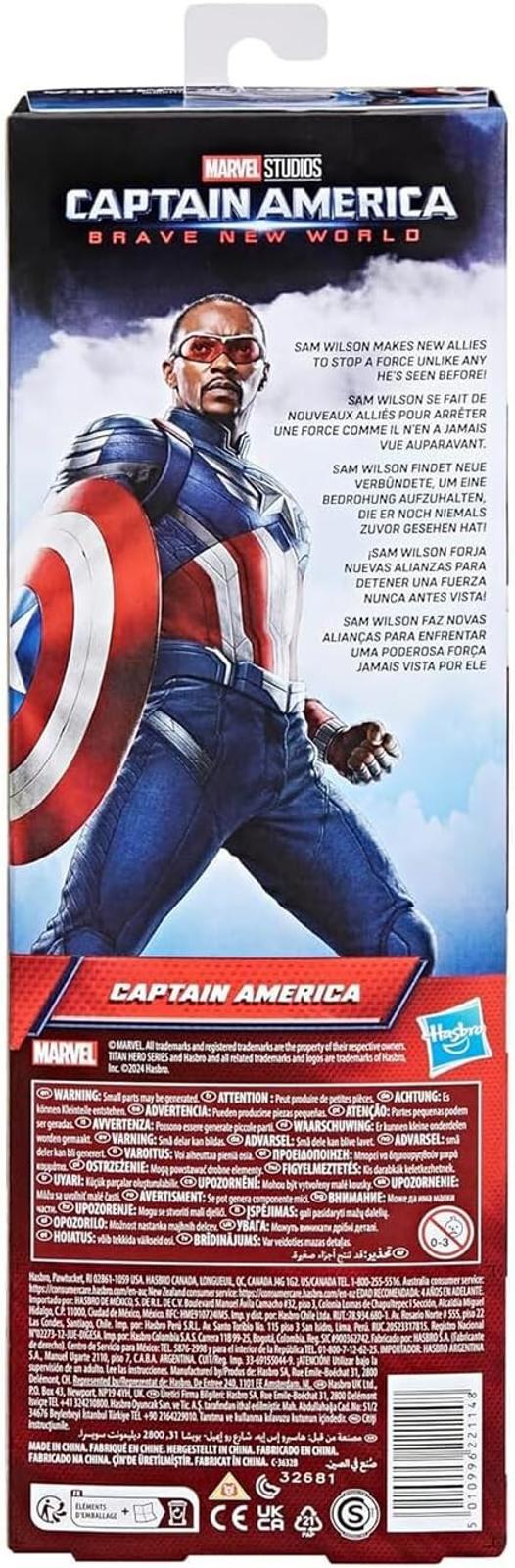 Marvel Studios Captain America Brave New World, Titan Hero Series, 12-Inch