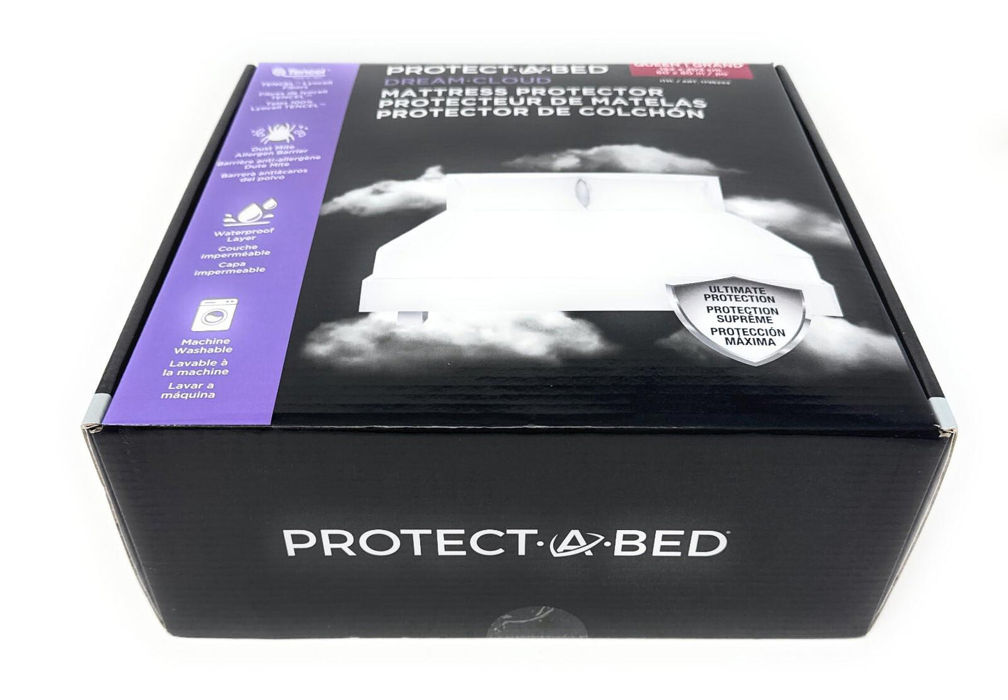 Protect A Bed Dream Cloud Mattress Protector Queen Waterproof Breathable Tencel