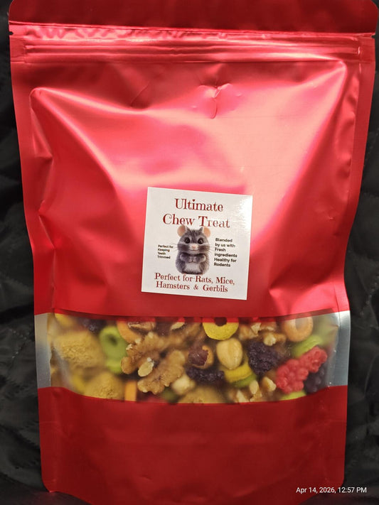 Ultimate Chew 2.0 NEW treat for Rats, Mice, Hamster, Gerbils, Degus & Rodents