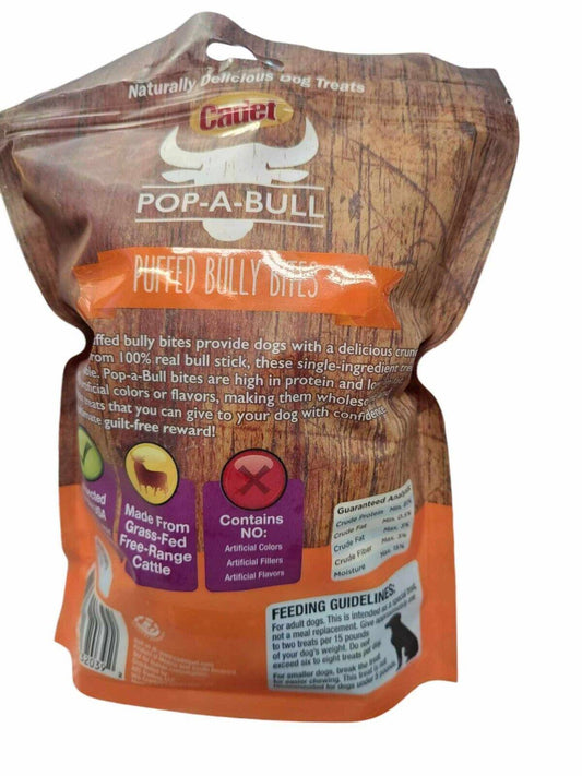 Cadet Pet Pop A Bulls 8oz Puffed bully Bites