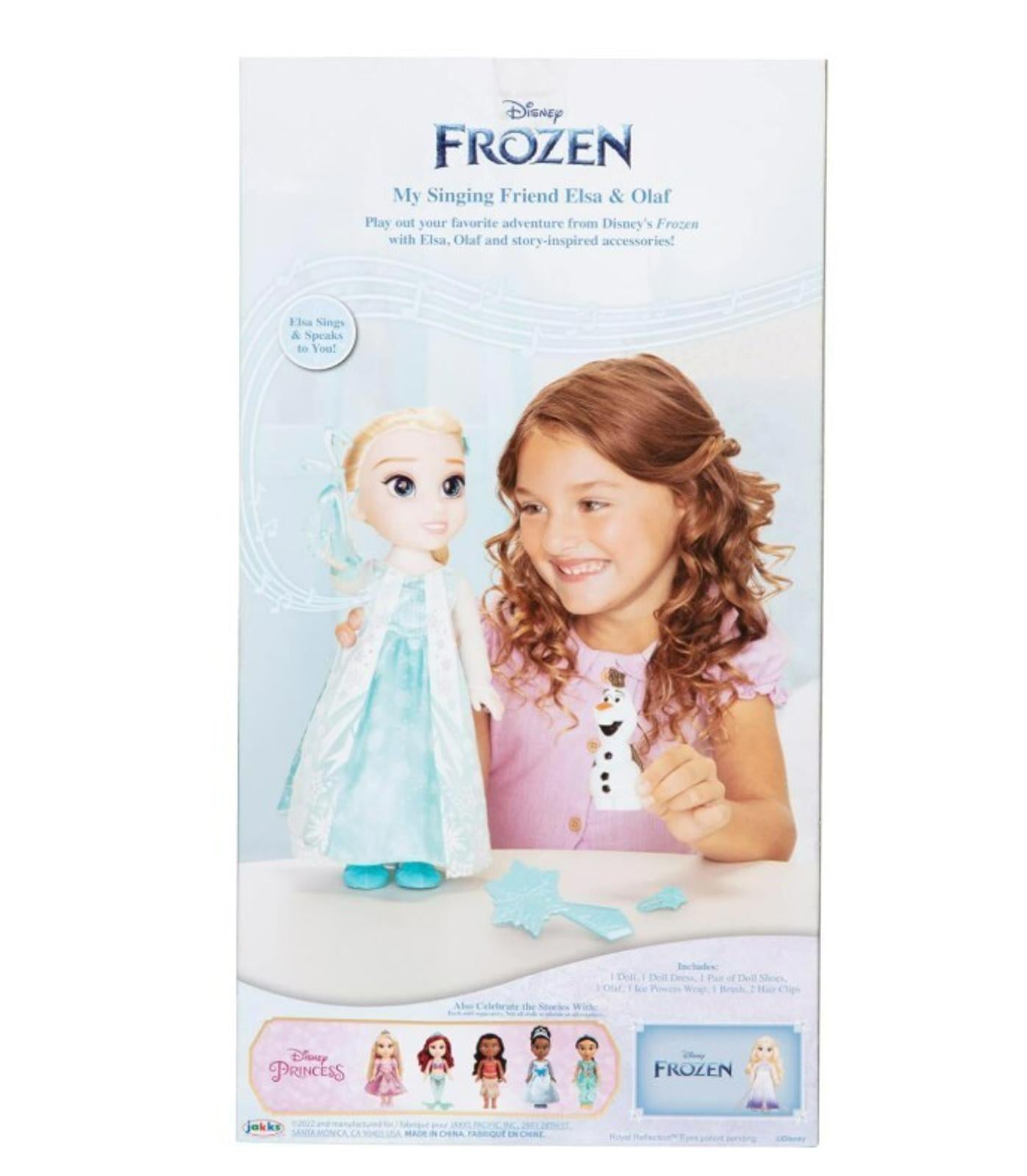 Disney Frozen My Singing Friend Elsa & Olaf DOLL & Accessories Let It Go 'WORKS'