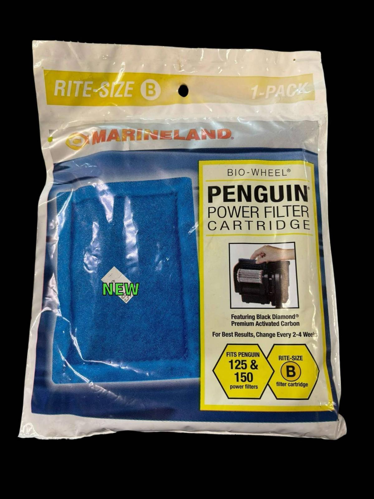 Penguin Marineland Filter Power Rite Size B Cartridges 100 125 150 - 1 Count