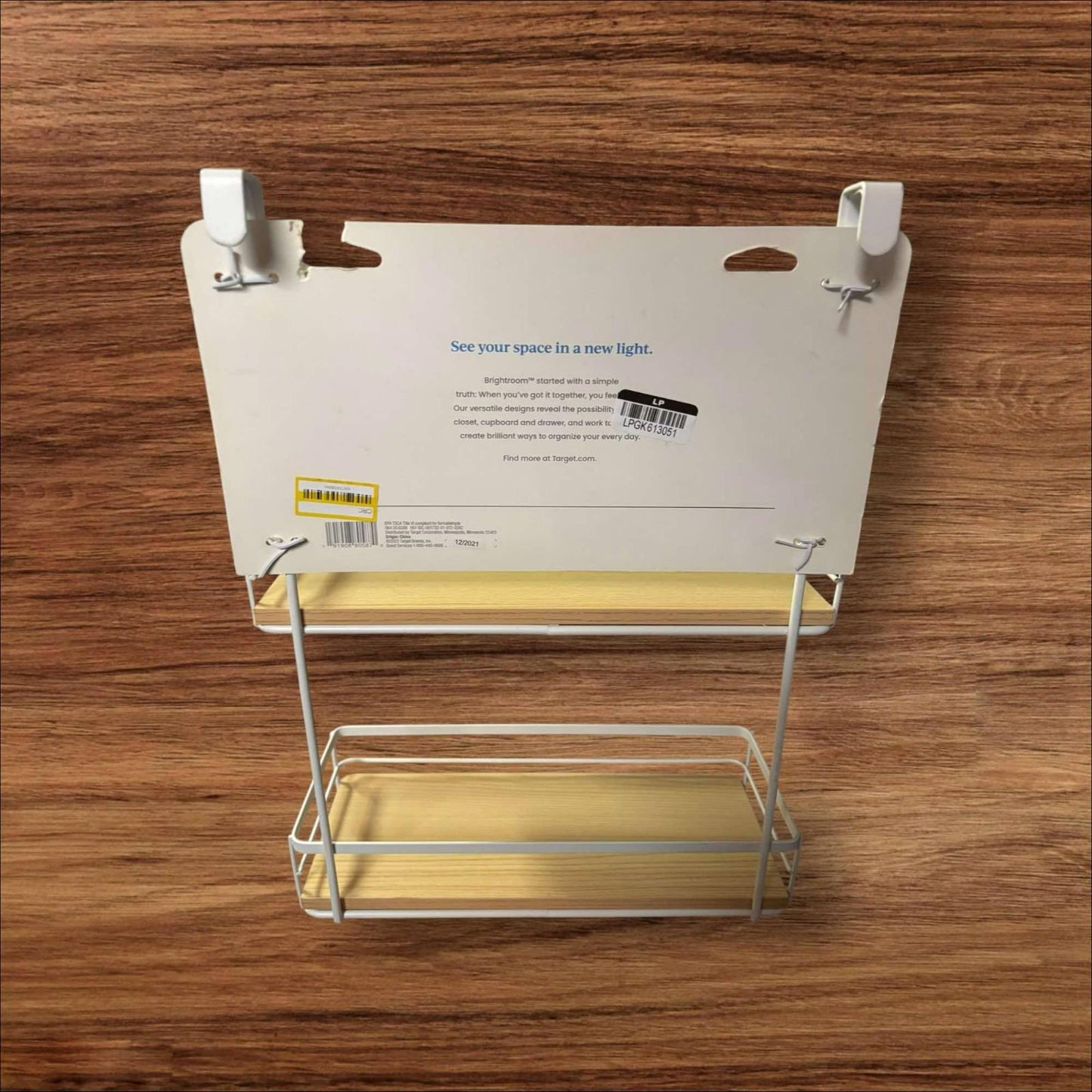 Brightroom Over-The-Cabinet Door Organizer 16x12x6.25in