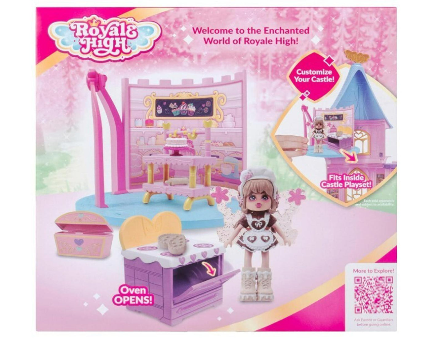 Royale High Baking Class Playset 1 Doll 6 Accessories Virtual Item Code