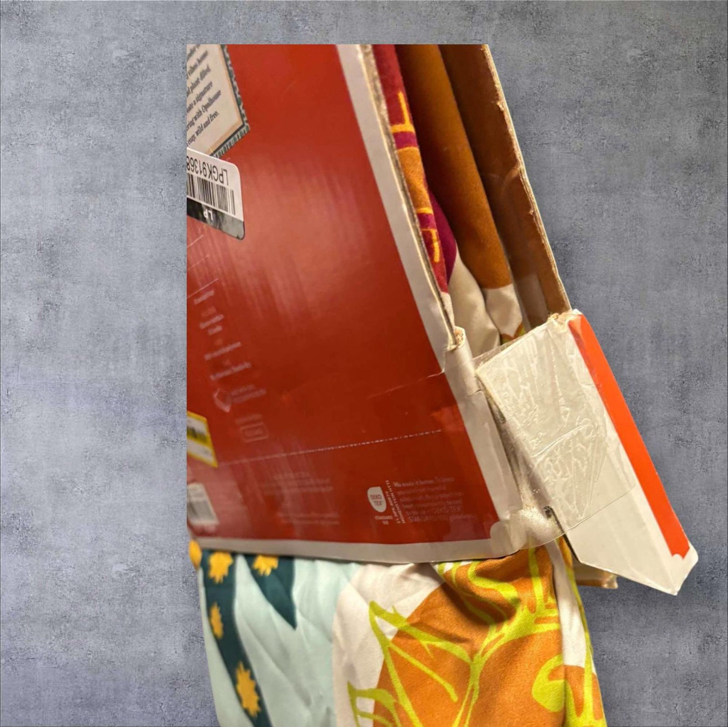 New Opal House Jungalow Shower Curtain 72" x72" 13 pc Microfiber With Hooks