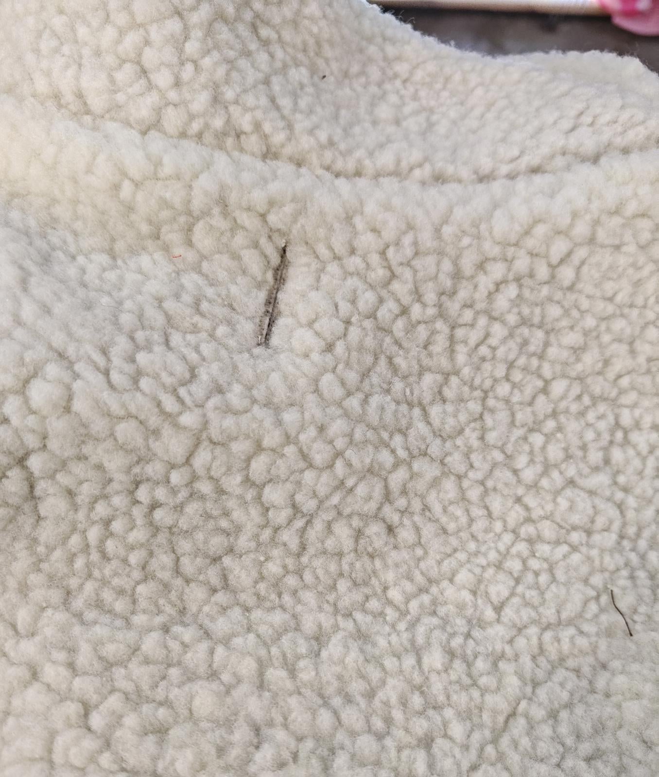 Brand New Faux Suede Pet Jacket with Faux Sherpa Lining Large/X-LG