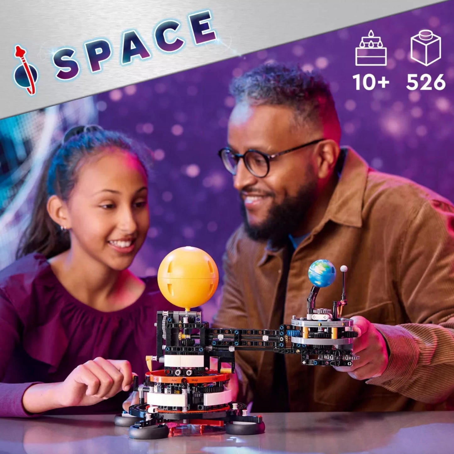LEGO Technic Planet Earth and Moon in Orbit Space Toys Set 42179