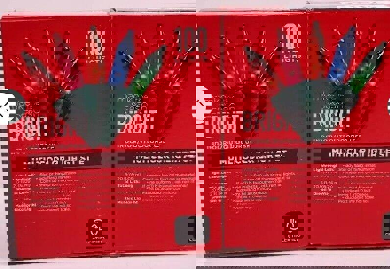 Make the Season Bright Indoor and Outdoor Christmas Multi-Color Lights 2-Pack