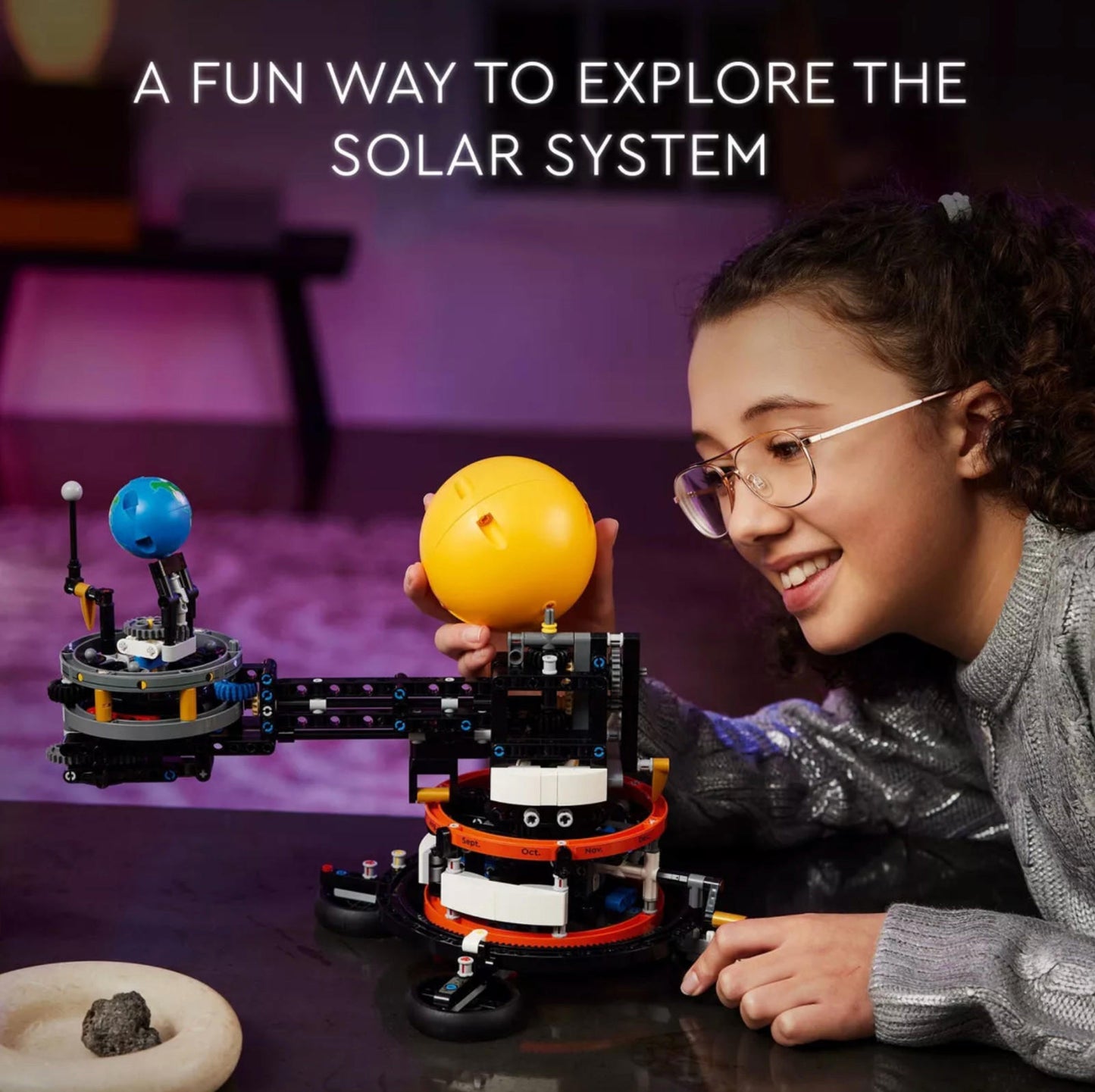 LEGO Technic Planet Earth and Moon in Orbit Space Toys Set 42179