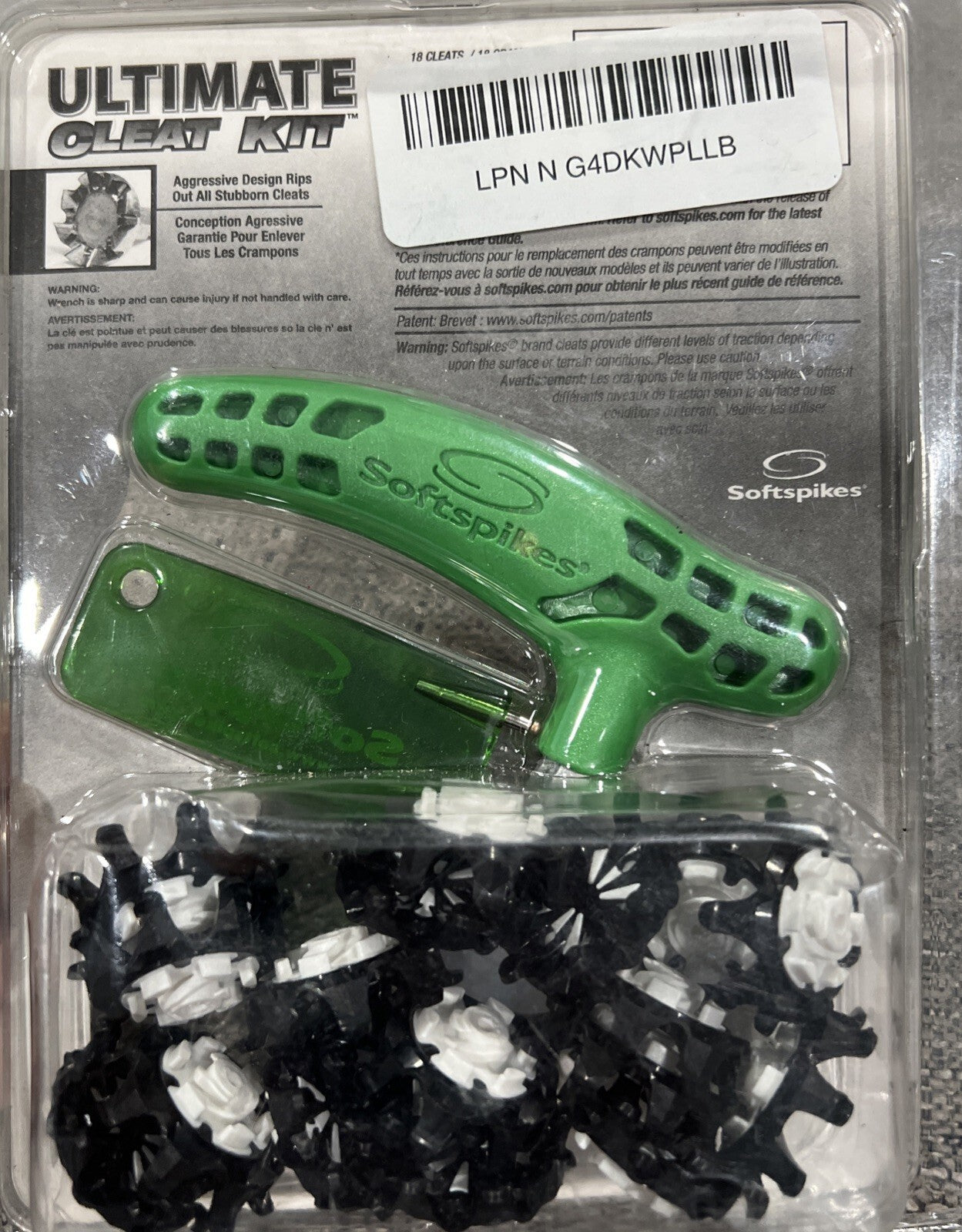 Softspikes Ultimate Cleat Kit Pulsar Golf Spikes Ripper Wrench Fast Twist 3.0