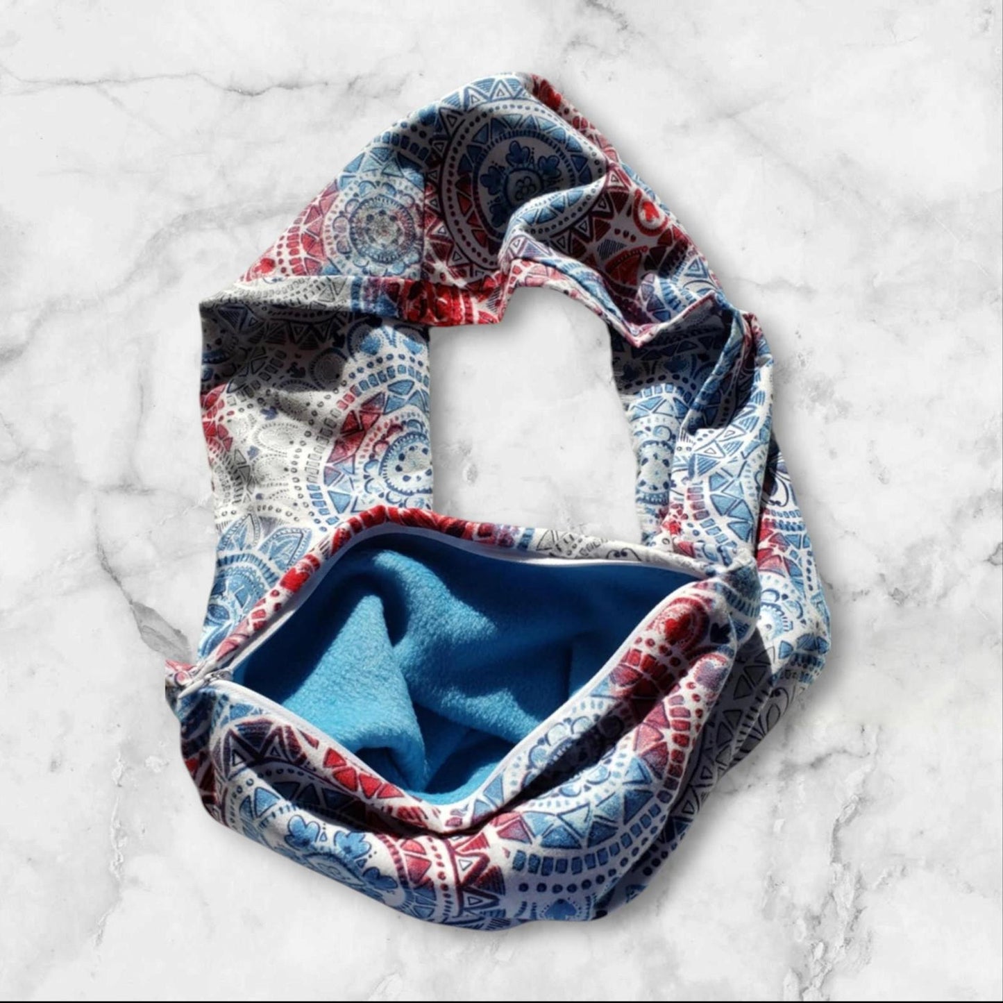 Sling Carrier with Zippered Pouch for Small Pets