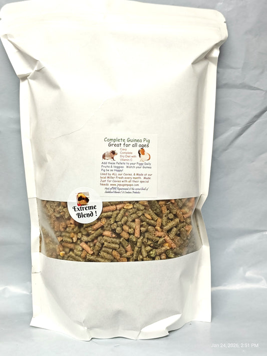 Guinea Pig "Our Extreme Blend" Fresh milled 3# Resealable Bag