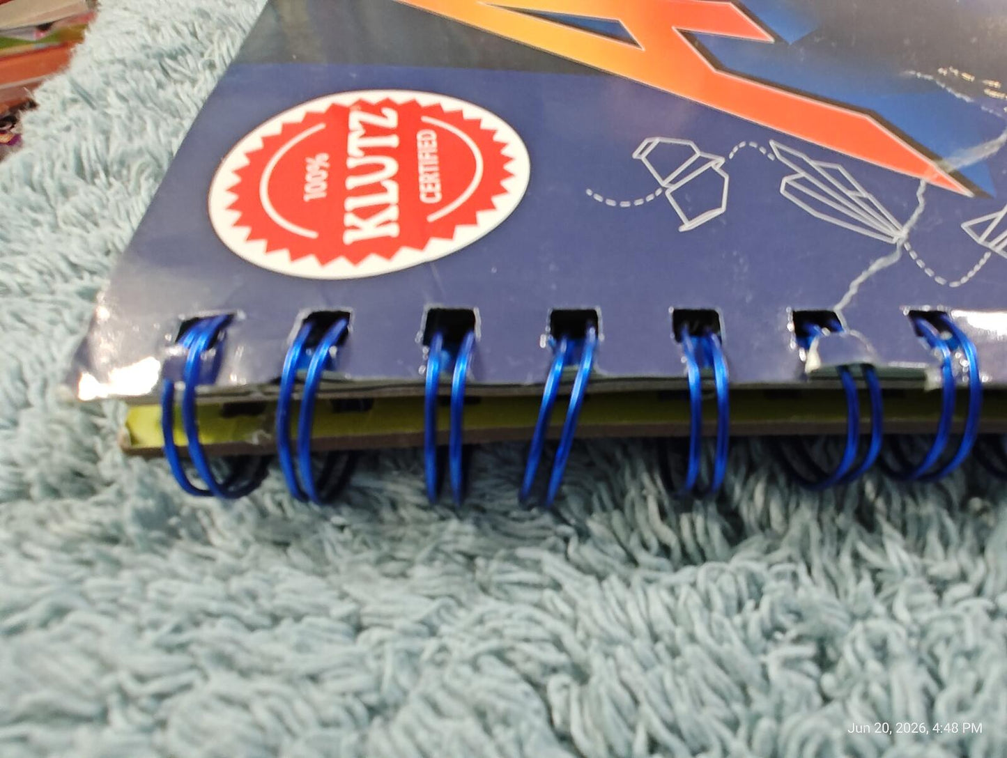 Klutz Book of Paper Airplanes ,Spiral Bound Brand NEW