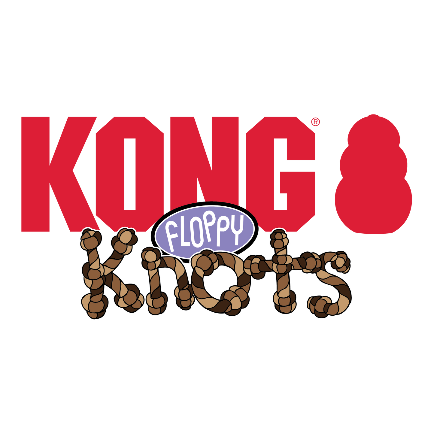 Kong Floppy Knots Fox Small/Medium