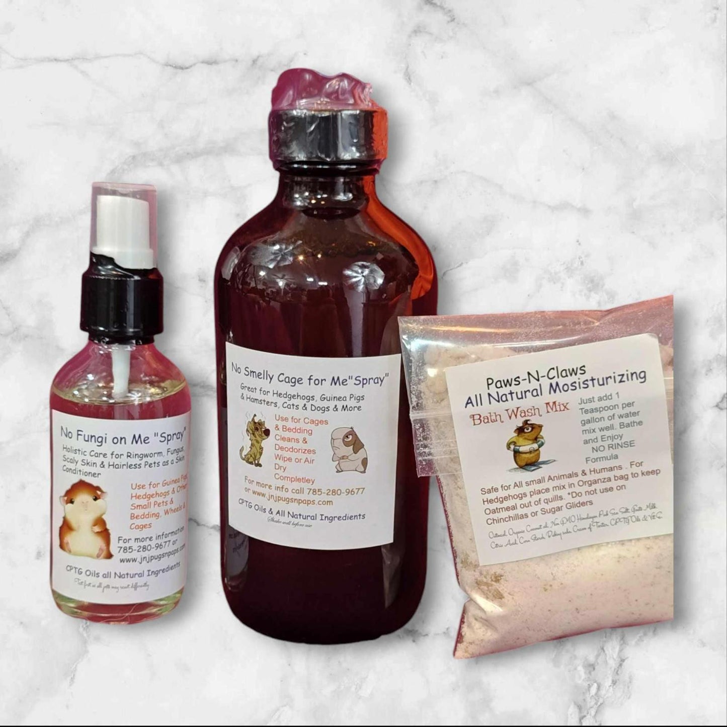 Guinea Pig (Cavy) Care Grooming Kit