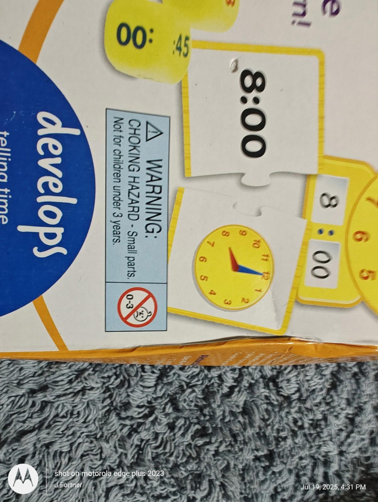 Learning Resources Time Activity Set, Teacher Supplies
