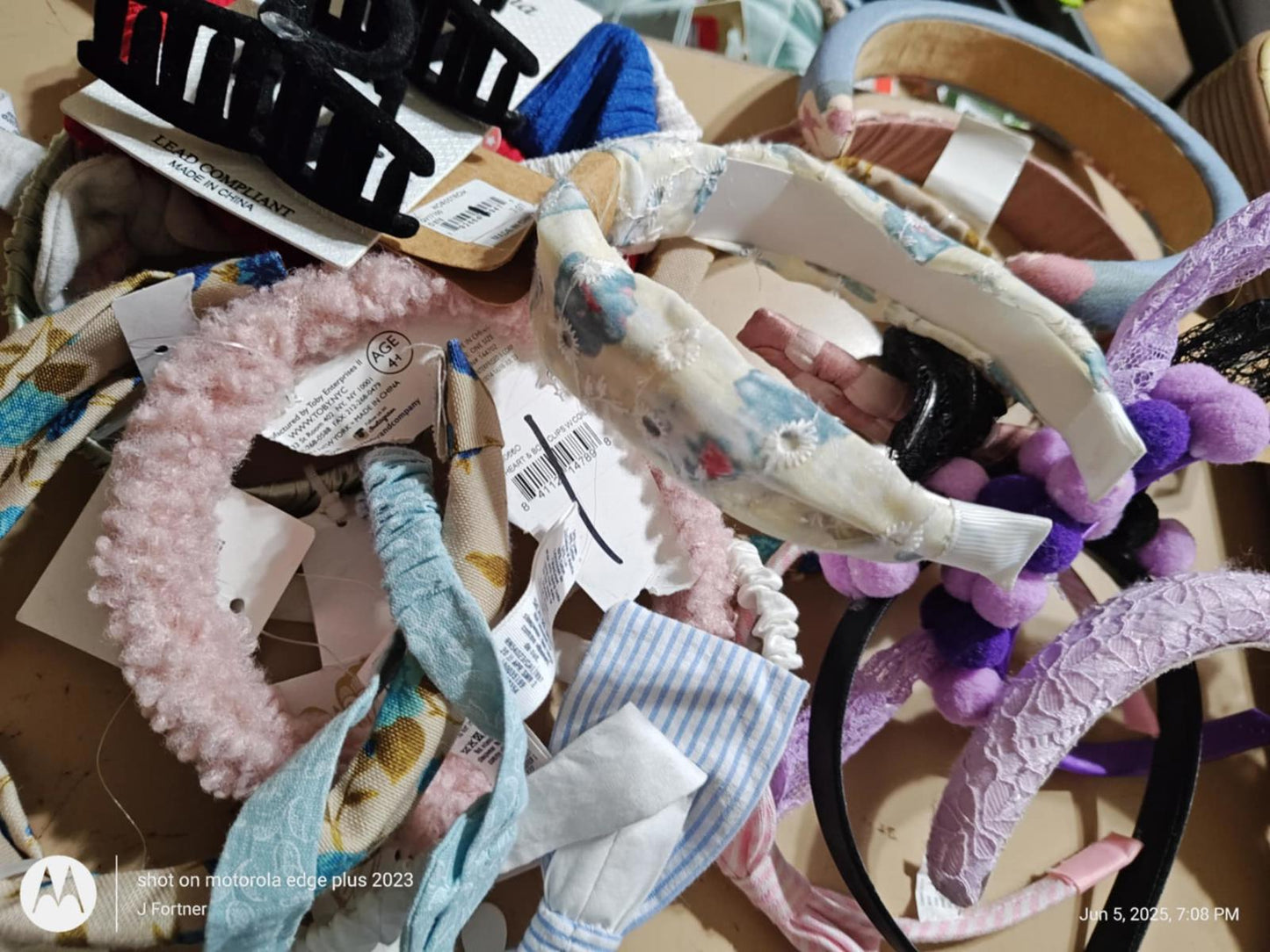 Hair Accessories, Head Bands, Bows, Clips etc -Get 6 Random Pieces