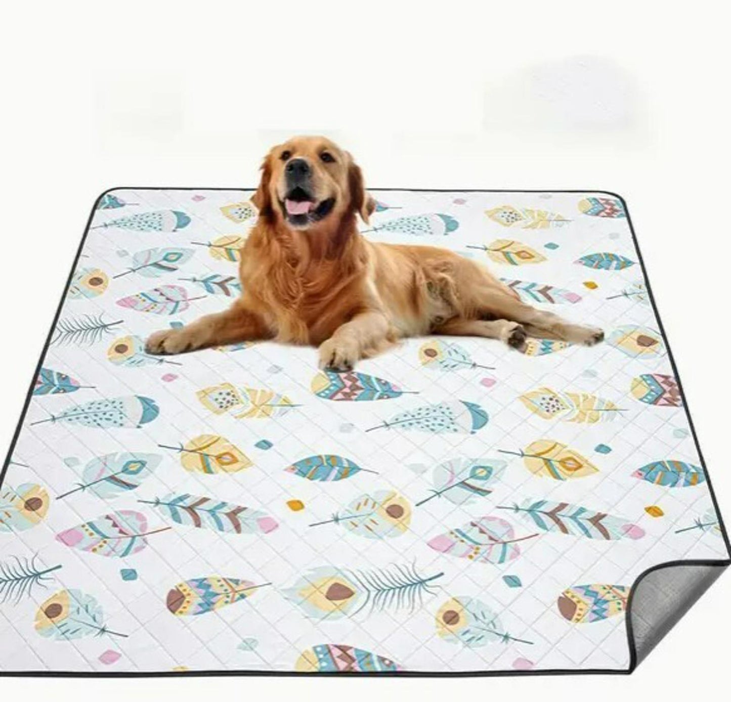 Washable Pee Pads for Dogs 48" by 48" 1 Pack Reusable Dog Mat for...
