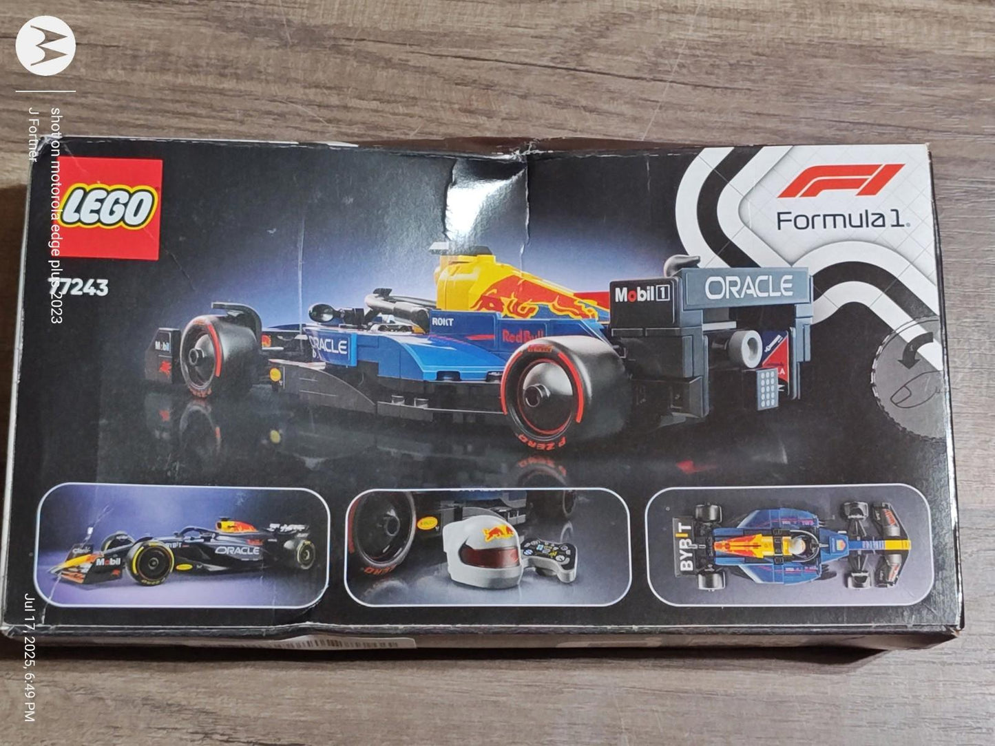 LEGO Speed Champions Oracle Red Bull Racing F1 Race Car