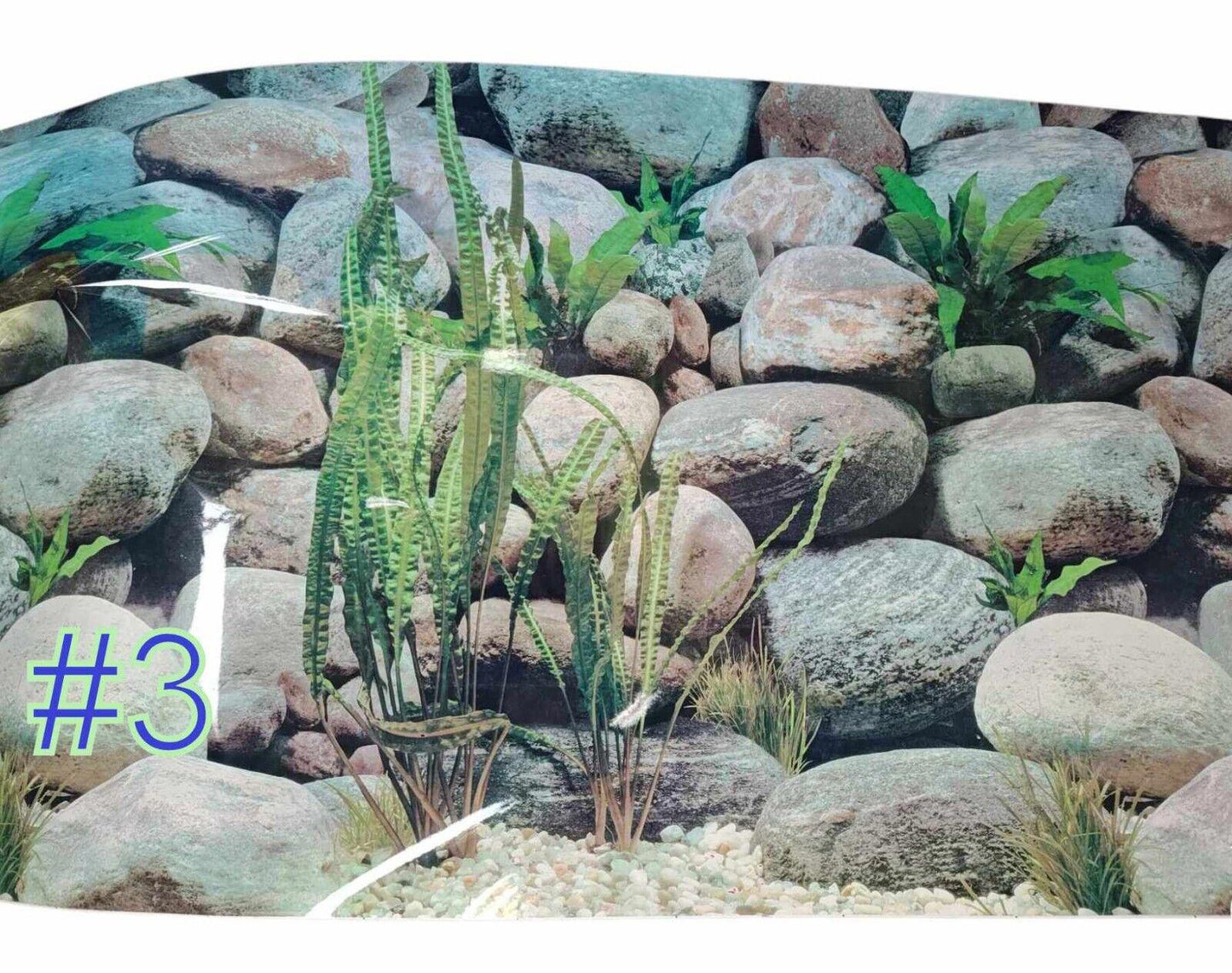 Aquarium/ Reptile Tank Backgrounds Choose your size- Double sided for added fun.