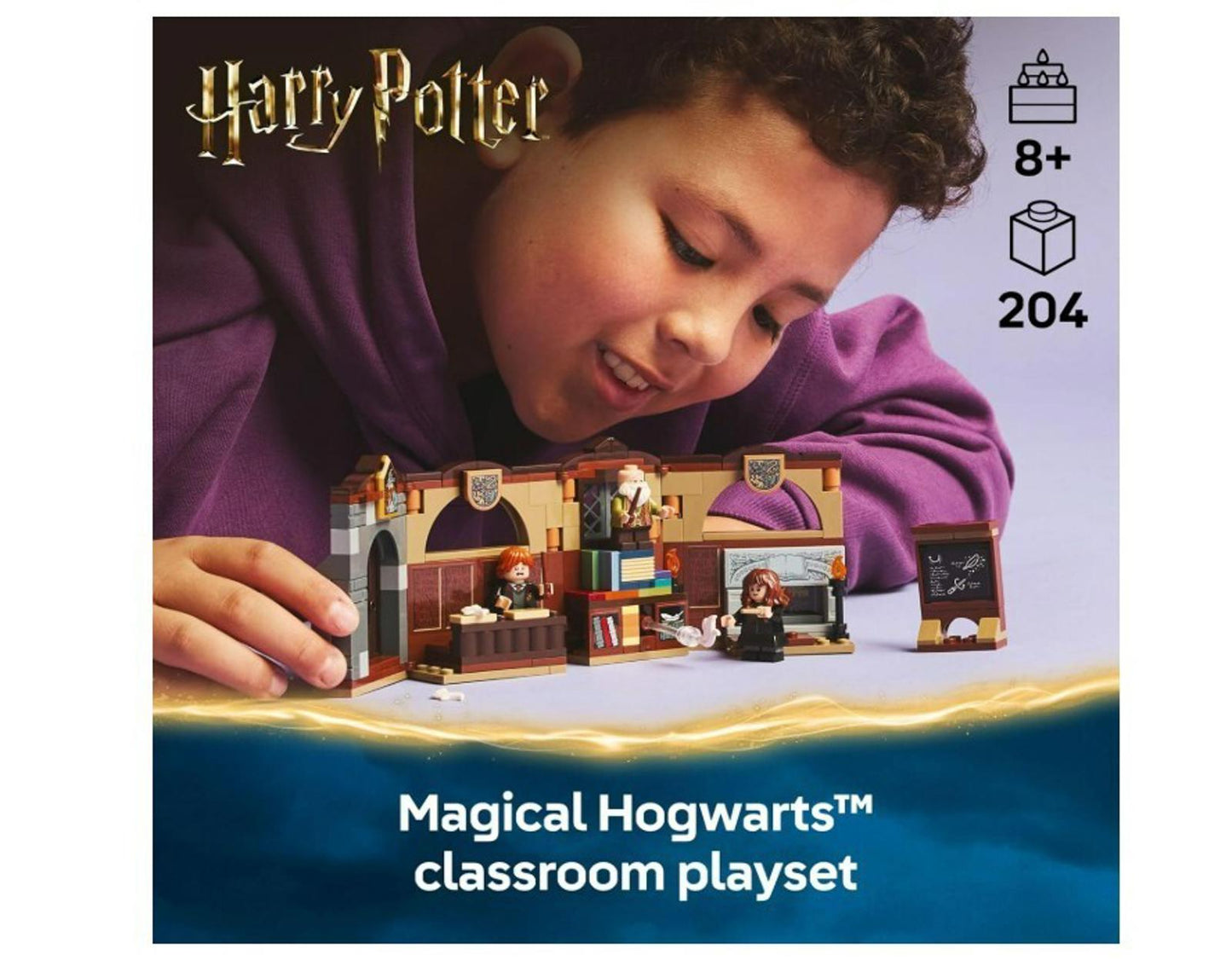 LEGO Harry Potter Hogwarts Castle Charms Class, Wizard Building Toy 76442
