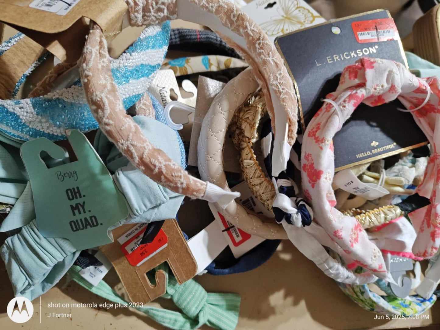 Hair Accessories, Head Bands, Bows, Clips etc -Get 6 Random Pieces