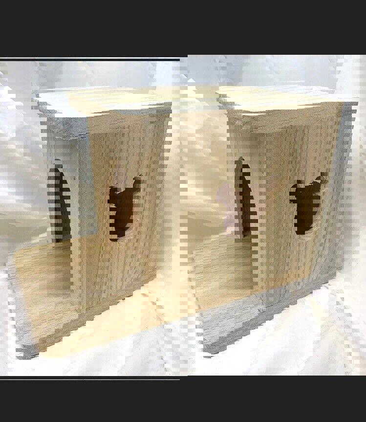 Chinchilla Chew House With Hardware To Attach To Cage
