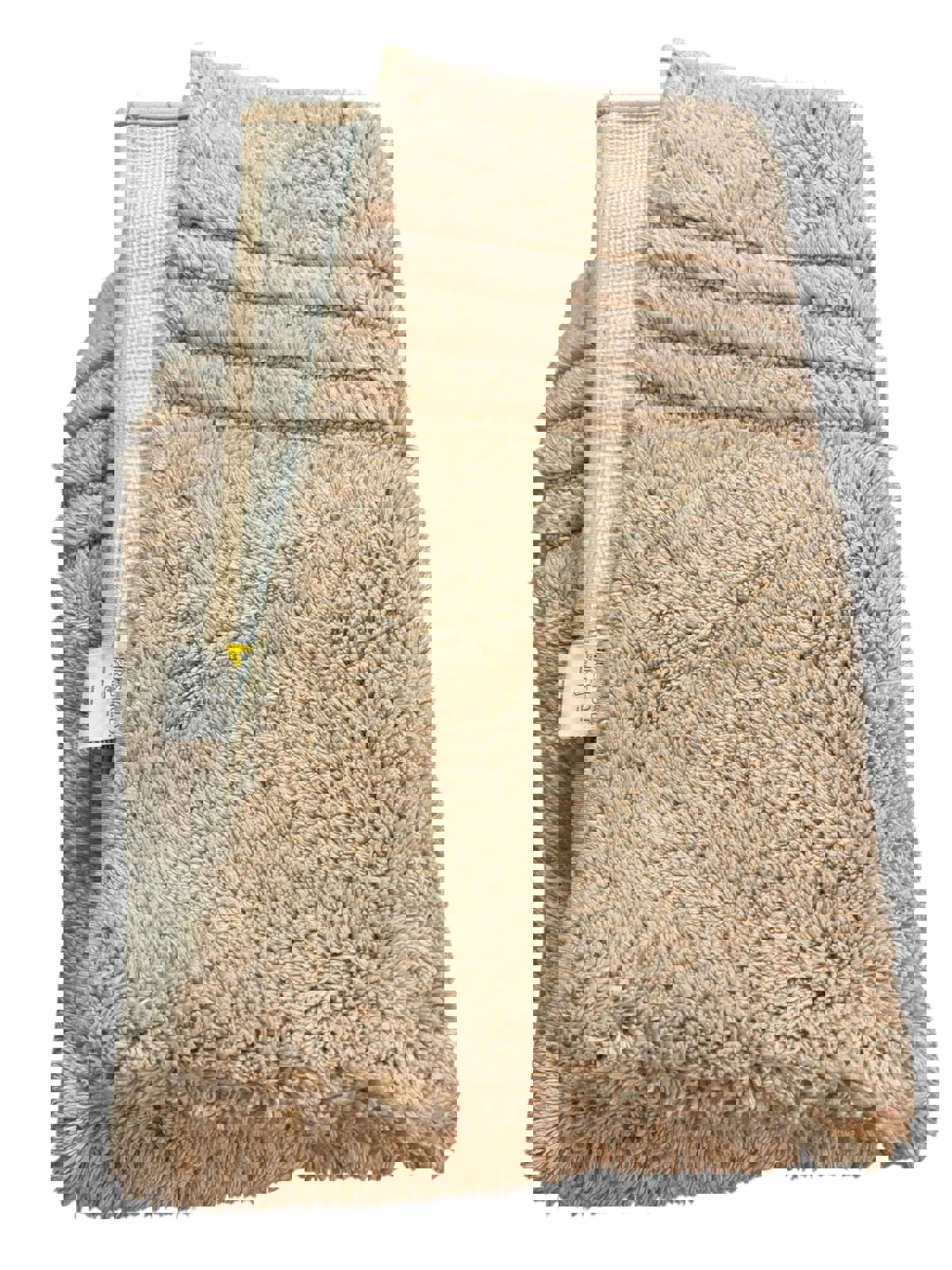 Threshold Spa Plush 21 " by 34" Bath Rug Non-Slip Backing Tan