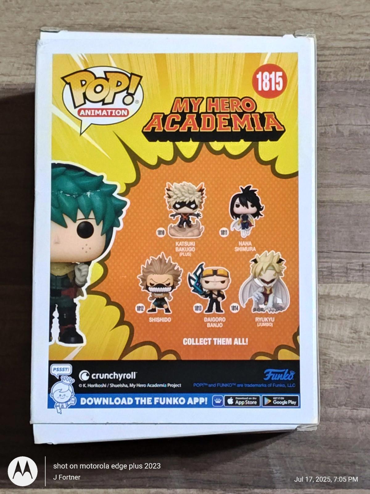 Funko Pop My Hero Academia Izuku Midoriya - Deku Hooded PX Exclusive #1815