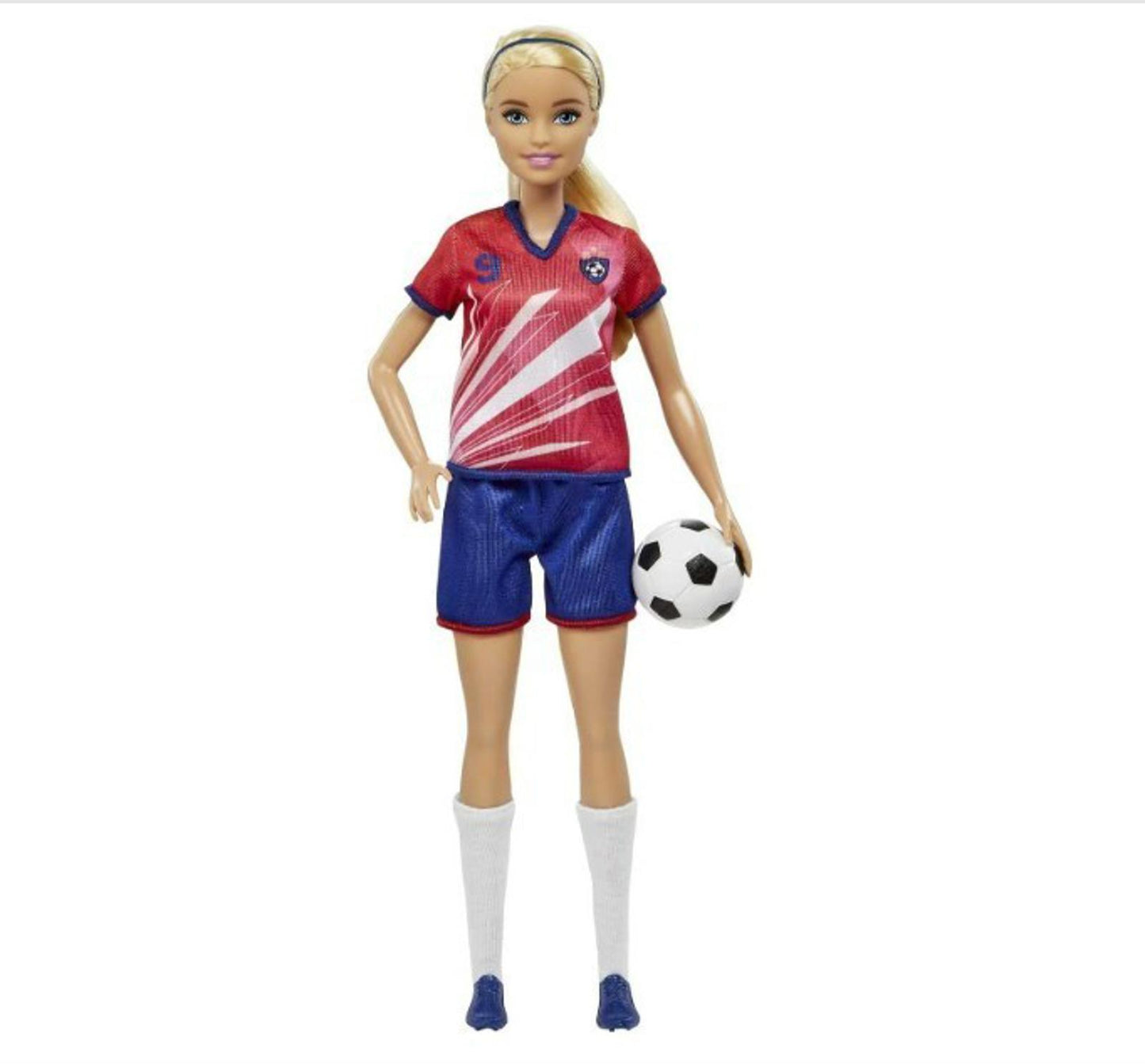 Barbie Careers Fashion Doll & Accessory, Soccer Player with Blonde Ponytail, #9