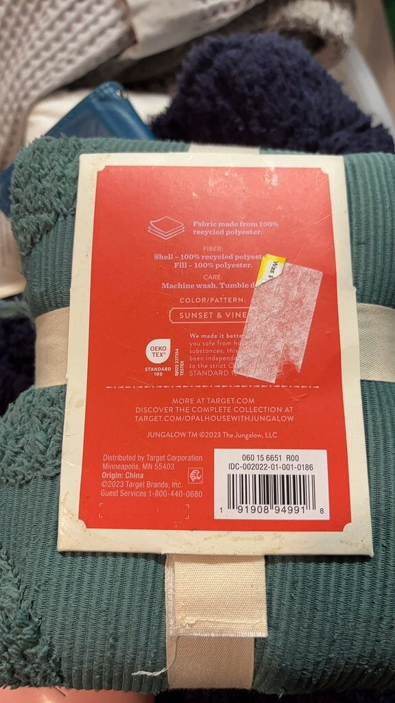 Opalhouse Vintage Chenille Standard Sham Sunset & Vine