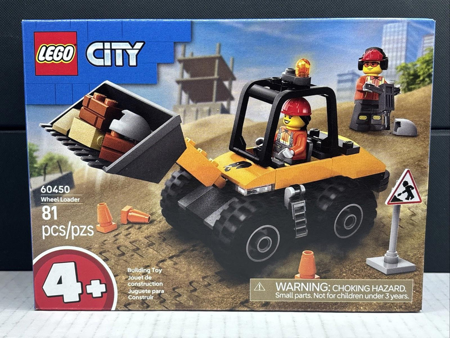 LEGO CITY: Yellow Construction Wheel Loader (60450) BRAND NEW SEALED LEGO